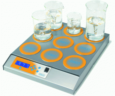Digital Magnetic Stirrer Multiplace without Heating