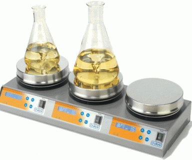 Digital Magnetic Stirrer Multiplace with Heating